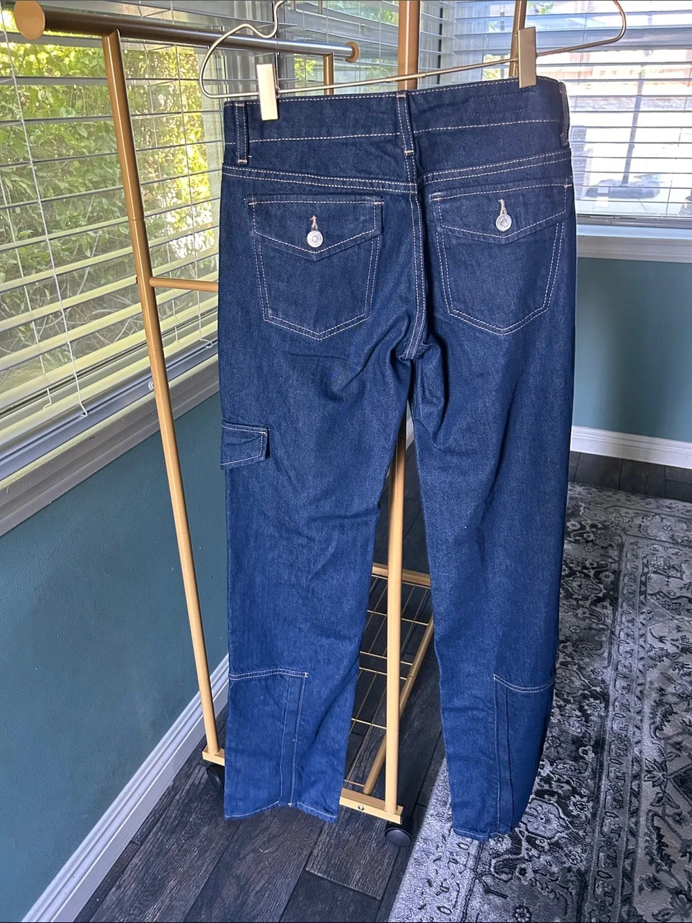 Zara Men's Dark Indigo Straight Jeans NWT